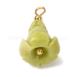 Dyed Synthetic Coral Pendants&nbsp;GG-CBAC295-02G