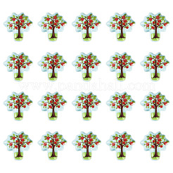 20pCS Printed Opaque Acrylic Beads&nbsp;OACR-TA0004-75A