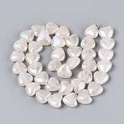 Electroplate Natural Quartz Crystal Beads Strands&nbsp;G-T144-40