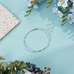 10Pcs 925 Sterling Silver Tube Beads&nbsp;STER-BC0003-48A