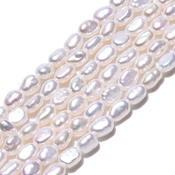 Natural Cultured Freshwater Pearl Beads Strands&nbsp;PEAR-N014-03G