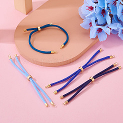 4Pcs 4 Colors Polyester Cord Bracelet Making&nbsp;MAK-TA0001-42