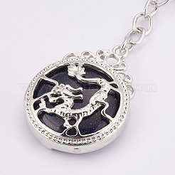 Natural & Synthetic Mixed Stone Keychain&nbsp;KEYC-P041-C