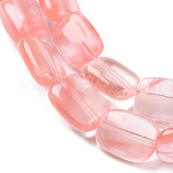 Cherry Quartz Glass Beads Strands&nbsp;G-K357-D07-01