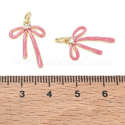 Rack Plating Brass Pave Clear Cubic Zirconia Pendants&nbsp;CU-CBA01AA-02B-G