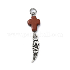 Dyed Synthetic Turquoise Pendants&nbsp;PALLOY-JF03061