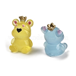 Crown Bear Luminous Resin Display Decorations&nbsp;DJEW-M010-01