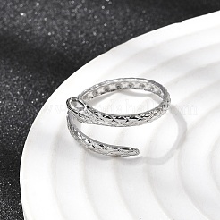 5Pcs 304 Stainless Steel Open Cuff Rings for Women&nbsp;RJEW-K313-05P