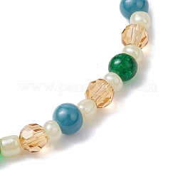 Synthetic Turquoise Beads Stretch Bracelets&nbsp;BJEW-JB11513-01