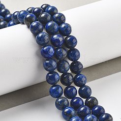 Natural Lapis Lazuli Beads Strands&nbsp;G-P348-01-8mm
