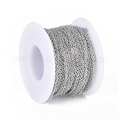 Tarnish Resistant 304 Stainless Steel Cable Chains&nbsp;STAS-O076-08