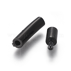 304 Stainless Steel Bayonet Clasps&nbsp;STAS-I013-3mm-B-1