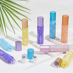 10Pcs 5 Colors Glass Roller Ball Bottles&nbsp;CON-GF0001-21