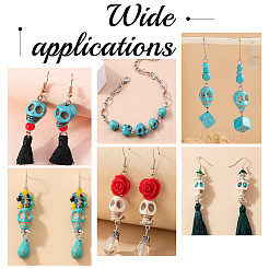 264Pcs 4 Colors Dyed Synthetic Turquoise Beads&nbsp;G-AR0005-48