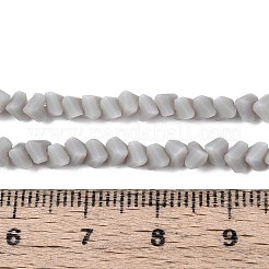 Frosted Opaque Glass Beads Strands&nbsp;GLAA-N017-4mm-21