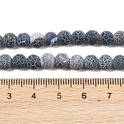 Weathered Agate Beads Strand&nbsp;G-E403-79-6mm