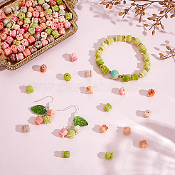 100Pcs 5 Colors Synthetic Coral Beads&nbsp;CORA-SP0001-20