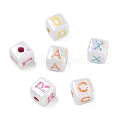 Plating Opaque Acrylic Beads&nbsp;AC-CBA529B-02