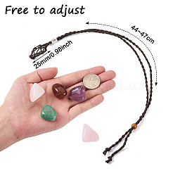 DIY Pendant Necklaces Making Kits&nbsp;DIY-FW0001-05