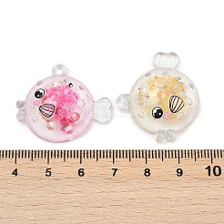 Transparent Luminous Acrylic Pendants&nbsp;TACR-Z002-02