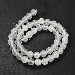 Natural White Jade Beads Strands&nbsp;G-B128-A02-03