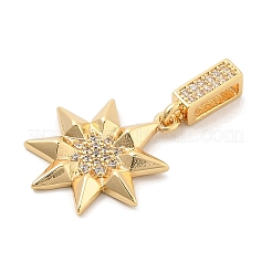 Rack Plating Leaf Brass With Rhinestone Pendants&nbsp;KK-S407-04G