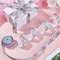 Easter Printed Polyester Grosgrain Ribbon&nbsp;OCOR-WH0077-79A