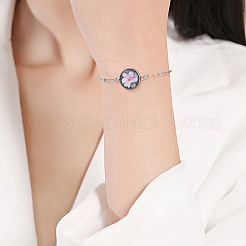 10Pcs 2 Colors 304 Stainless Steel Paperclip Chain Satellite Chain Bracelet Making&nbsp;BJEW-SP0001-31