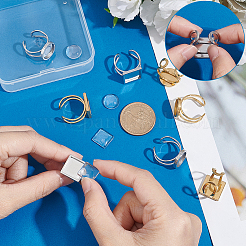 DIY Blank Dome Ring Making Finding Kit&nbsp;DIY-UN0003-98A