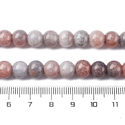 Ombre Effect Dyed Glass Beads Strands&nbsp;X-GLAA-T031-01O-14