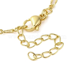 Brass Clear Cubic Zirconia Heart Pendant Necklaces for Women&nbsp;LS-NJEW-R100-01G