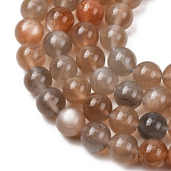 Grade AA Natural Multi-Moonstone Bead Strands&nbsp;G-M296-01-6mm