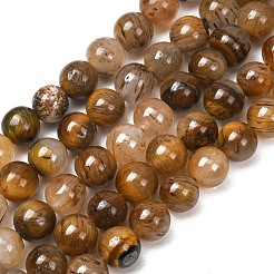 Natural Tiger Quartz Beads Strands&nbsp;GG-NH0013-A01-8mm