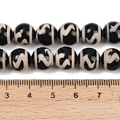 Tibetan Style dZi Beads Strands&nbsp;G-G328-A11-10mm