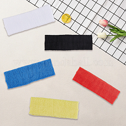 5Pcs 5 Colors Cotton & Spandex Yarns Exercise Elastic Headbands&nbsp;OHAR-CY0001-13