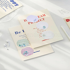 1Set Plant Pattern Paper Sticky Notes&nbsp;AJEW-LP0004-11