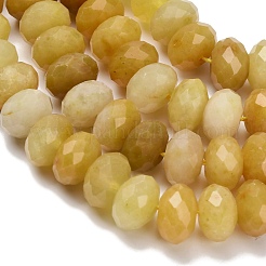 Natural Topaz Jade Beads Strands&nbsp;G-C259-A07-8x12mm