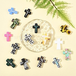 15Pcs 15 Styles Food Grade Eco-Friendly Silicone Beads Sets&nbsp;SIL-YW0001-87