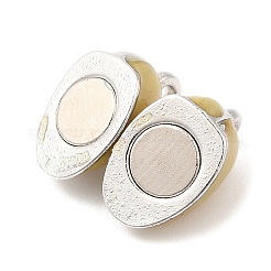 Heart Alloy Enamel Magnetic Clasps&nbsp;ENAM-G220-01B
