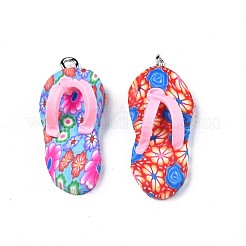 Handmade Polymer Clay Pendants&nbsp;PORC-S1007-48