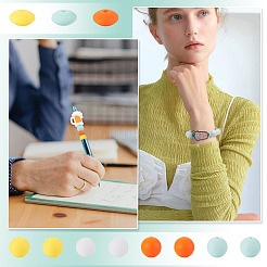 48Pcs 10 Styles Food Grade Eco-Friendly Silicone Focal Beads&nbsp;SIL-TA0002-94