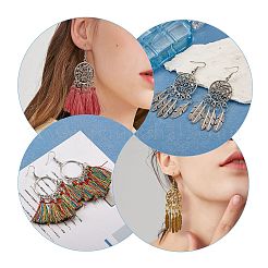 DIY Tassel Drop Earring Making Kit&nbsp;DIY-SZ0007-08