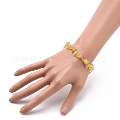 6Pcs 6 Style Natural Mixed Gemstone Chips Stretch Bracelets Set&nbsp;BJEW-JB08916