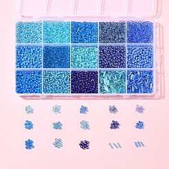 150G 15 Styles Baking Paint Glass Seed Beads&nbsp;SEED-FS0001-31A