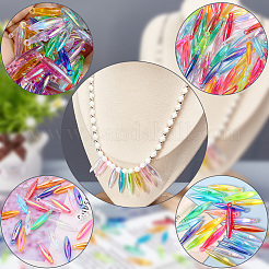 220pcs 11 colors Opaque Acrylic Pendants&nbsp;SACR-AR0001-11