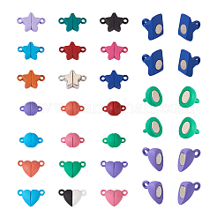 42 Sets 21 Styles Alloy Magnetic Clasps&nbsp;FIND-TA0001-95