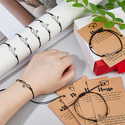 10Pcs Alloy Stethoscope Link Bracelets&nbsp;BJEW-DC0001-16