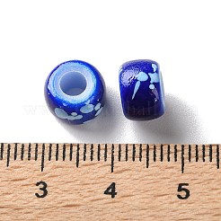 Spray Painted ABS Plastic European Beads&nbsp;KY-G033-01A-06