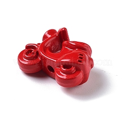 Spray Painted Alloy Bead&nbsp;PALLOY-H134-38