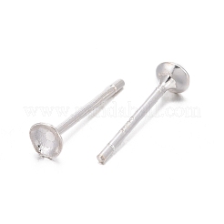 925 Sterling Silver Ear Stud Findings&nbsp;STER-K167-043A-S